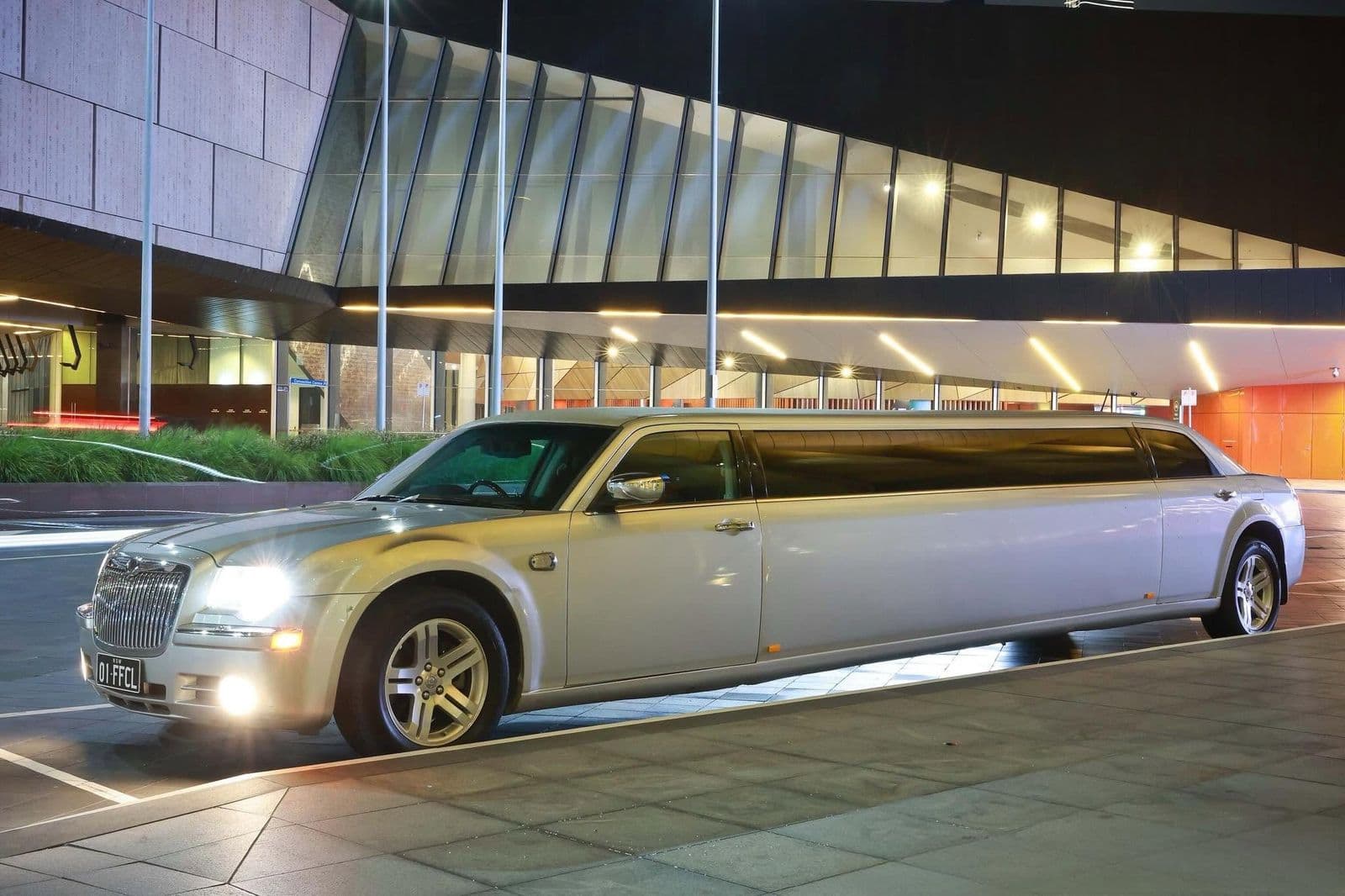Signature stretch limousine at South Wharf, Melbourne